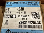 2343159204GS Franklin 2HP 4" Submersible Water Well Motor 230V **torn Box**. Fixed Price $559.99.