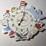 Dr. Seuss Friends 15" Wall Clock By Trend Lab Rare. Fixed Price $49.00.