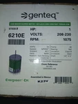 Genteq Evergreen Em Hp Fan & Blower Motor 1075RPM, 208-230V, Speed. Fixed Price $349.00.
