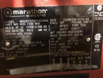 New Unused Surplus- Marathon Fire Pump Motor, 3600 Rpm, 60HP, 326TSTDP14013, Odp. Fixed Price $2100.00.