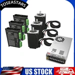 3AXIS 57 Nema 23 425OZ.IN Hybrid Stepper Motor Driver Power Kit Dc 20-50V Cnc. Fixed Price $199.78.