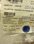 HAROWE,11BRW-300-B10-01,SERVO 2-POLE Brushless Resolver. Fixed Price $360.00.