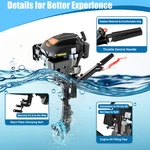 Hangkai 6HP 4 Stroke Heavy Duty Outboard Motor Boat Engine Tci Air Cooled System. Fixed Price $419.89.