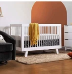 Babyletto Hudson 3-IN-1 Convertible Crib With Toddler Rail-white. Fixed Price $399.99.
