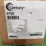 Century /regal Rexnord 9708 1/10 Hp, 115V, 1625RPM, 42Y Frame Psc Motor Phase. Fixed Price $290.00.