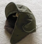 Size 7 1/4 Us Military M-1951 Korean War Era Od Pile Cap M51 Cold Weather MQ1. Fixed Price $30.00.