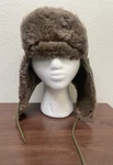 Vintage Wwii War Era Field Pile Od Cap With Ear Flaps Olive Drab 1943. Fixed Price $69.99.