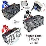 Rcp Xtreme Cool Motor Bracket (2) 4028 High Speed Fans 8.4V 28CFM Switch Option. Fixed Price $63.99.