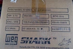 Weg Shark 0.75HP Stainless Steel Washdown Electric Motor 7518EP3ESS56C. Fixed Price $550.00.