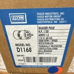 Fasco Blower Motor D1168 1/30 Hp 115V 1.2A Phase. Fixed Price $80.00.