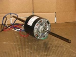 New Magnetek Speed 1/6 Hp Double Shaft Blower Motor Stock # 348 Model DA3J648N. Fixed Price $125.00.