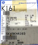 New General Electric K161 3/4HP 1725RPM Motor 208/230/460V. 5K49KN4103. Fixed Price $300.00.