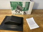 Lambro Industries 354R 4" Black Plastic Roof Cap New. Fixed Price $30.00.