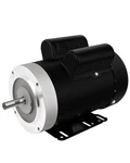 Electric Motor, 1.5HP Air Compressor Single Phase 3450RPM 56C Frame For. Fixed Price $256.99.