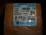 Franklin 4" Submersible High Thrust Motor 7.5HP 460/380-415V 2347288602G (10). Fixed Price $1590.00.