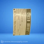 Sumitomo CVVM1-6195DA-B-1479 1HP Cyclo Drive Usip. Fixed Price $3360.00.