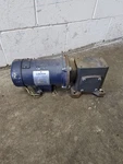 Leeson C42D17FK4A 1/3 Hp 90V Motor W/ Baldor 60:1 Gear Reducer. Fixed Price $405.00.
