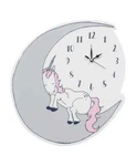 Trend Lab $90 Unicorn Dreams Gray And Pink 15X14" Aa-battery Wall Clock New. Fixed Price $35.00.