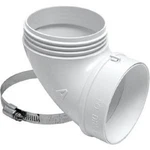 (2)-LAMBRO 4 In. Abs White Plastic Quick Fit Dryer Exhaust Elbow 3003L. Fixed Price $38.89.