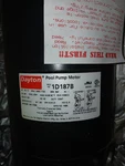 Dayton 1D87 Motor Pool 3/4/.1 Hp, 3450/1750, 230V Phase 56Y Frame. Fixed Price $168.95.