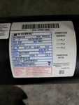 York 024-34980-202 Hp 820 Rpm 200-230V 3-PHASE Replacement Fan Motor. Fixed Price $399.99.