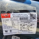 Dayton CK32BF Hp 1725 Rpm Belt Drive Blower Motor 56 Frame Odp 115/230V. Fixed Price $250.00.