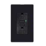 Black Gfci 15 Amp,kcmytoner Gfi Electrical Outlet, Ground Fault Recept.... Fixed Price $23.48.